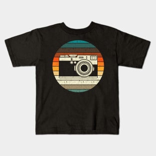 Vintage Retro Camera Photographer Gift Kids T-Shirt